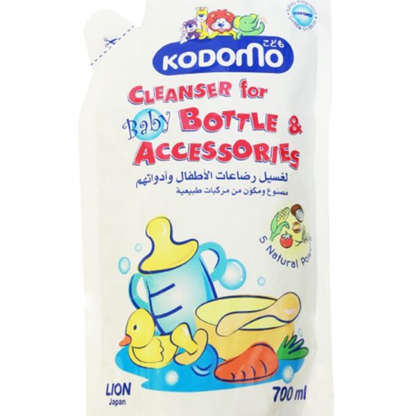 KODOMO Baby Bottle & Nipple Cleaner 700ml Refill