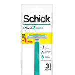 Schick Extra 2 Sensitive Dispo. Razor 3's