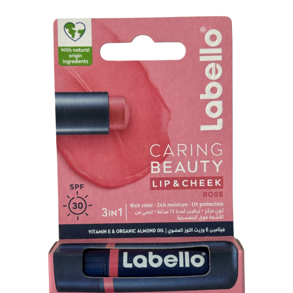 Labello Caring Beauty Lip & Cheek Rose 3in1 4.8g