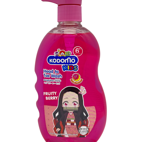 KODOMO Kids Head to Toe Wash Fruity Berry 400ml