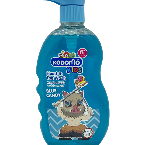 KODOMO Kids Head to Toe Wash Blue Candy 400ml