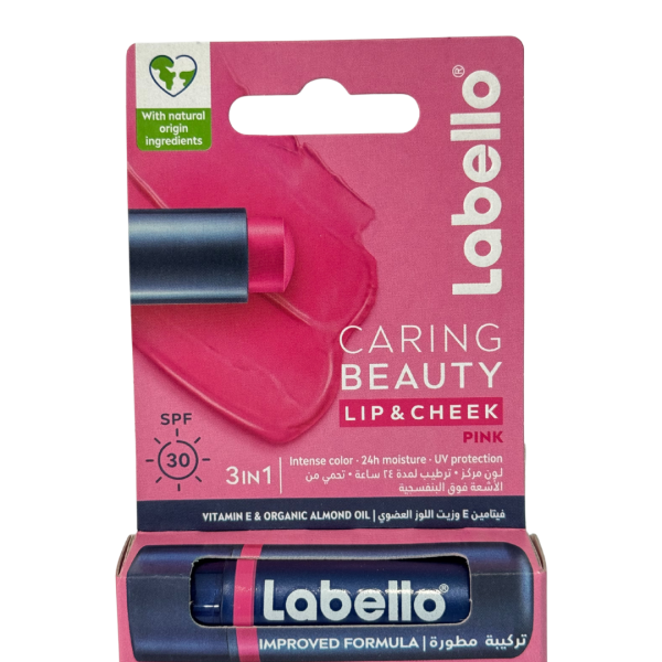 Labello Caring Beauty Lip & Cheek Pink 3in1 4.8g