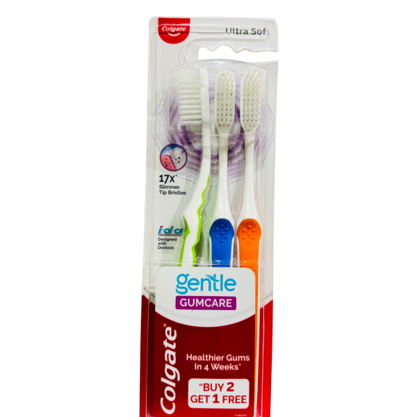 Colgate Toothbrush Gentle  Gumcare Ultra Soft 3's