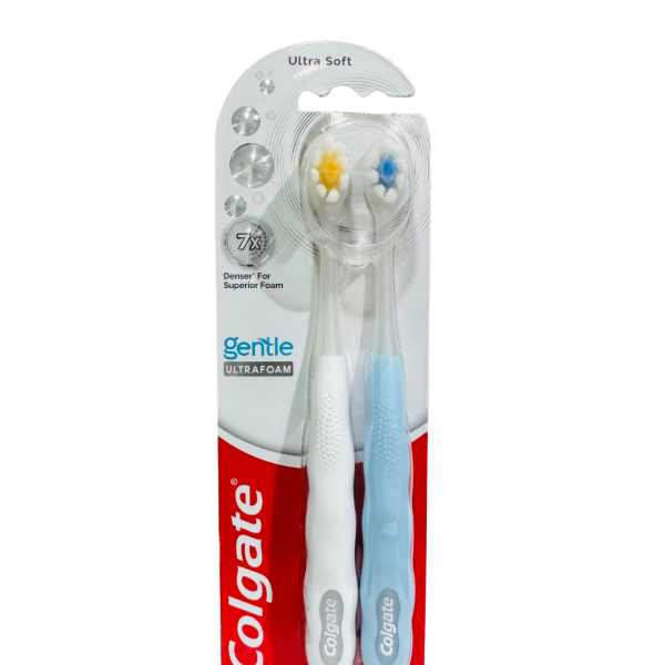 Colgate Toothbrush Gentle  Ultra Foam 7x 2's