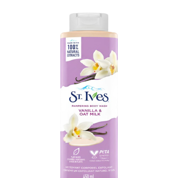 St.Ives Body Wash Vanilla & Oat Milk 450ml