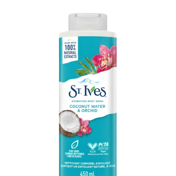St.Ives Body Wash Coconut Water & Orchid 450ml