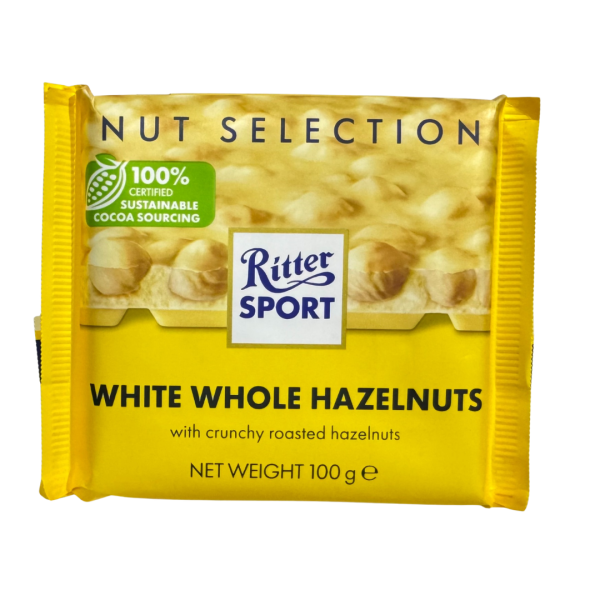 Ritter Sport White Hazelnuts 100g