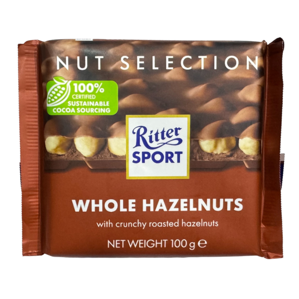 Ritter Sport Whole Hazelnuts 100g