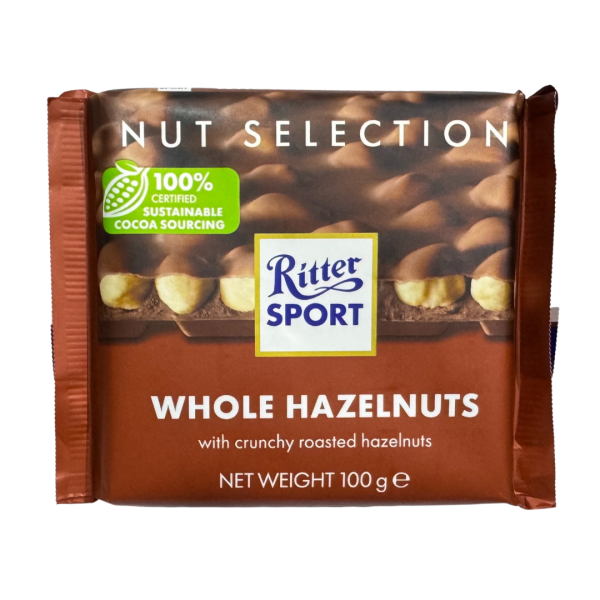 Ritter Sport Whole Hazelnuts 100g