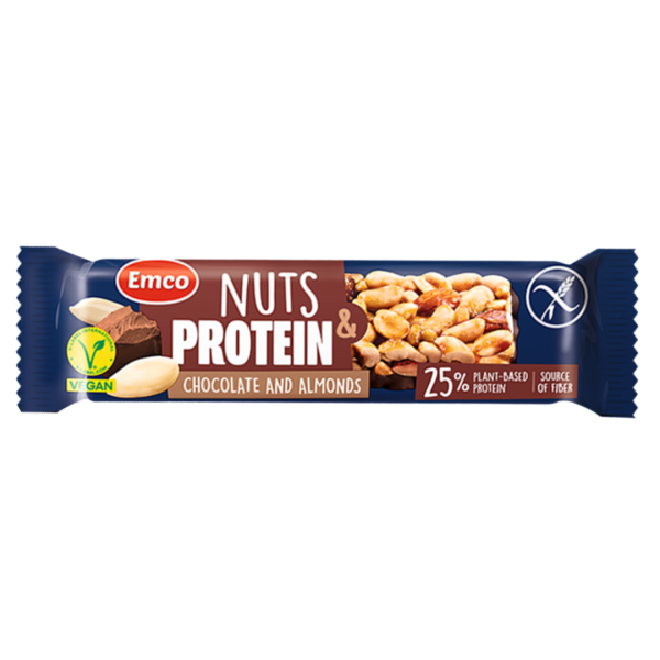 Emco Bar Nuts & Protein Chocolate & Almond 35g