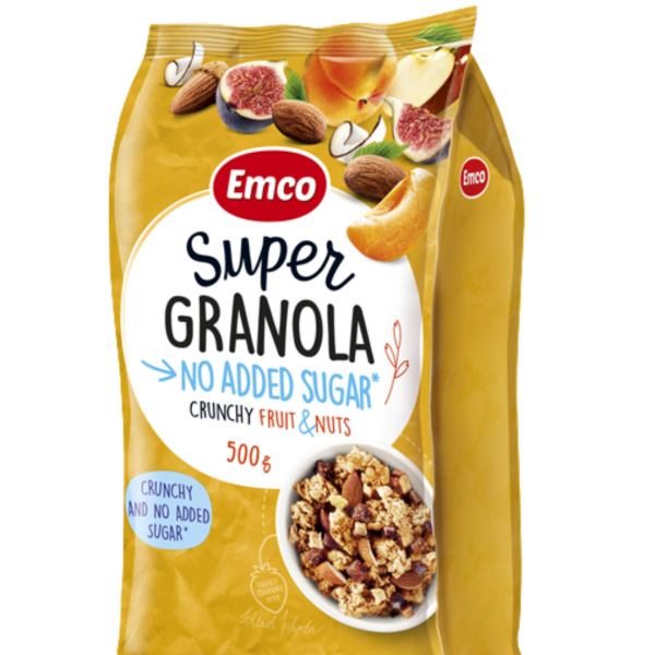 Emco Super Granola NAS Crunchy Fruits & Nuts 500g