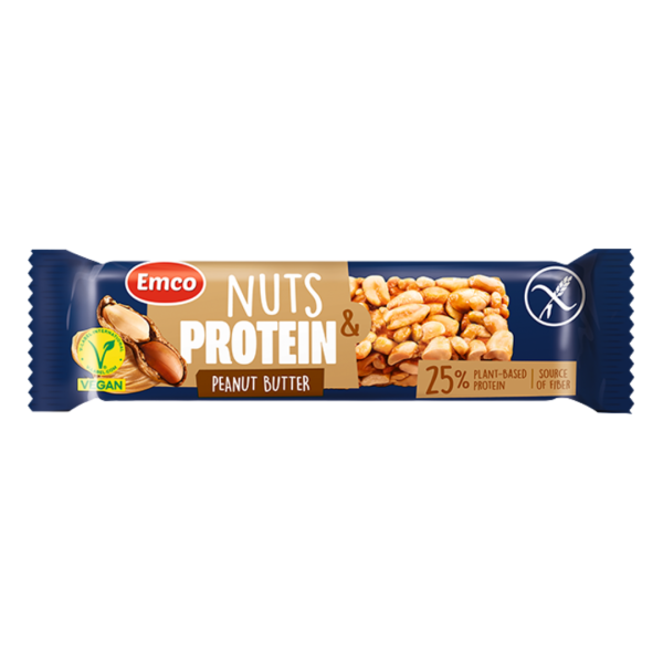 Emco Bar Nuts & Protein Peanut Butter 40g